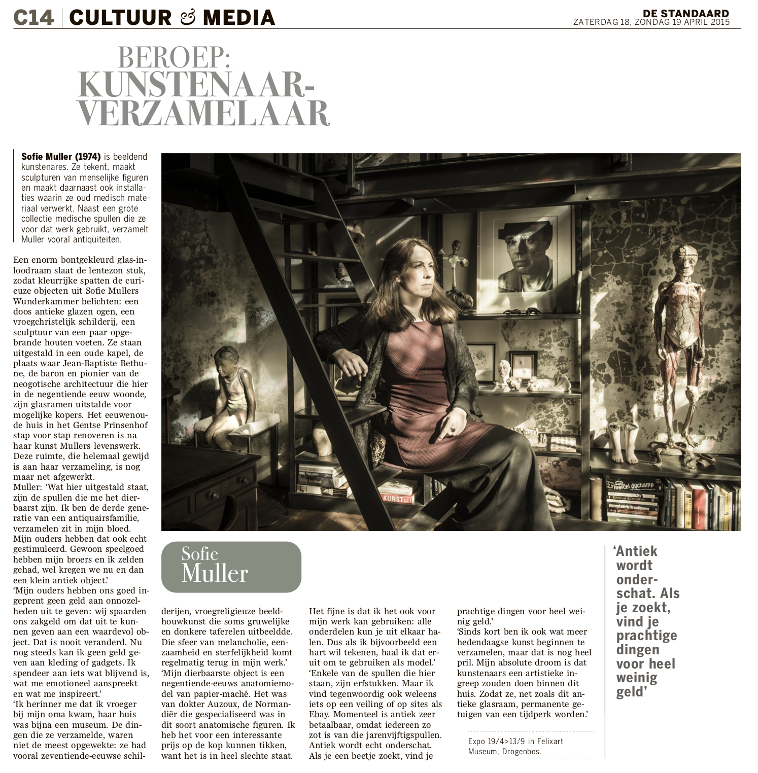 de Standaard April 2015